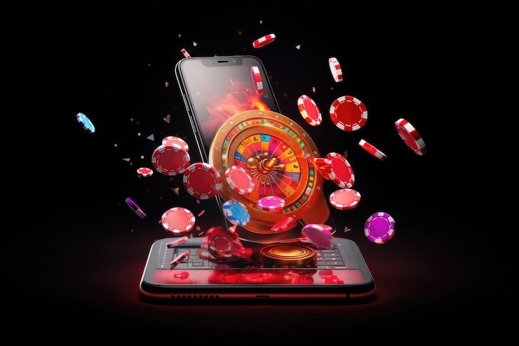 Antarmuka Ninja vs Samurai di aplikasi okitoto login menampilkan dua karakter dan tombol taruhan
